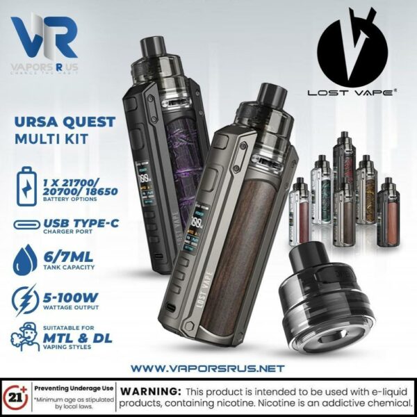 URSA QUEST KIT LOST VAPE (UKIRAN LEATHER)